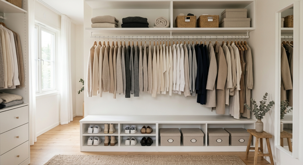 Minimalistisk garderobe: Færre tøj, mere stil